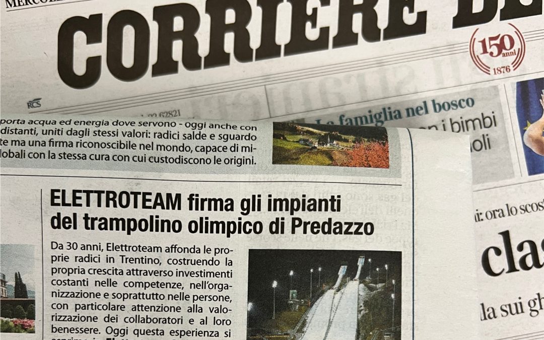 ElettroTeam firma gli impianti del trampolino olimpico di Predazzo